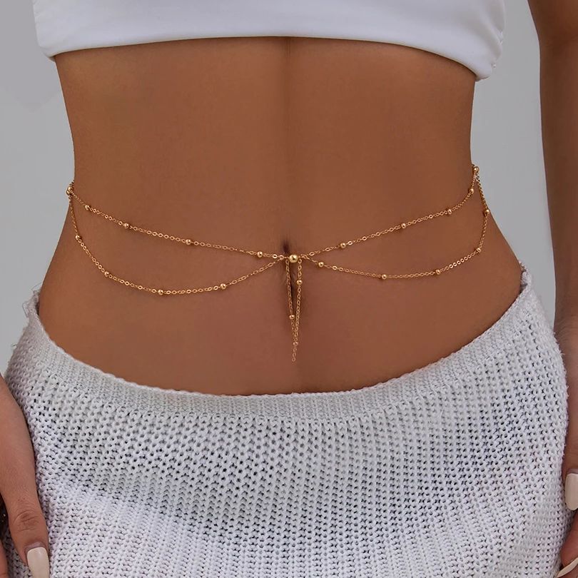 KunJoe Multilayer Gold Color T - đánh giá và giá Body Jewelry For Sale