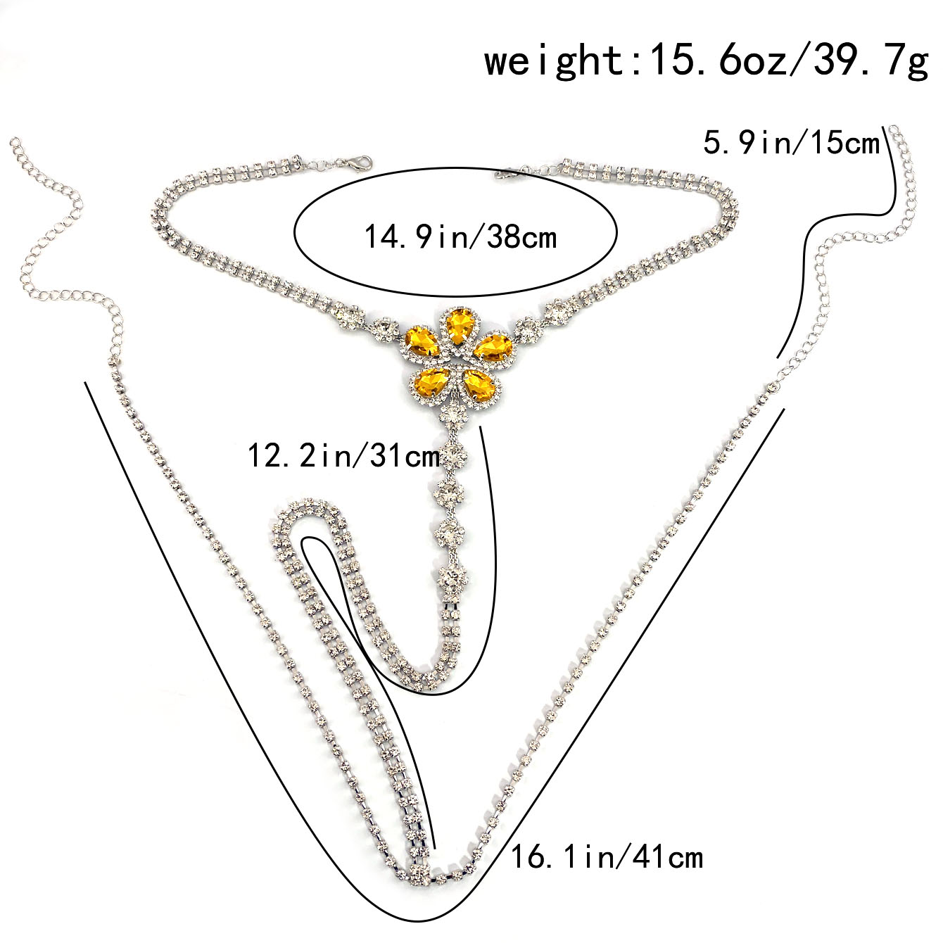 1pc Flower Shaped Sexy Rhinest - đánh giá và giá Body Jewelry Bulk