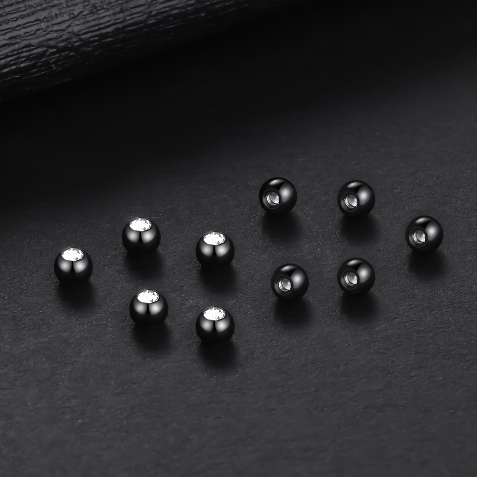 10 Chiếc Vít Thép Không Gỉ Bón - đánh giá và giá Body Jewelry Replacement Ball