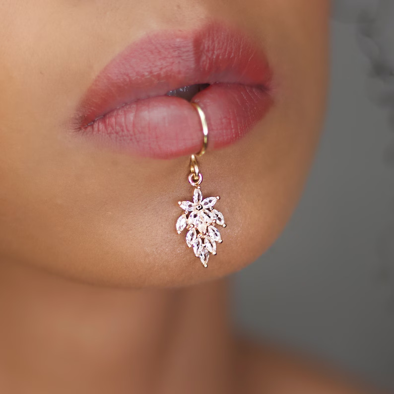 Luxury Gold Color Flower Shape - đánh giá và giá Body Jewelry Quality