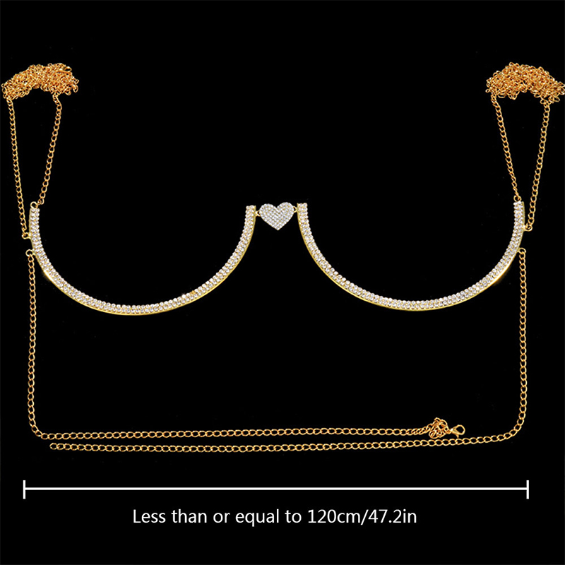 Stonefans Trái Tim Rhinestone  - đánh giá và giá Body Jewelry Chest