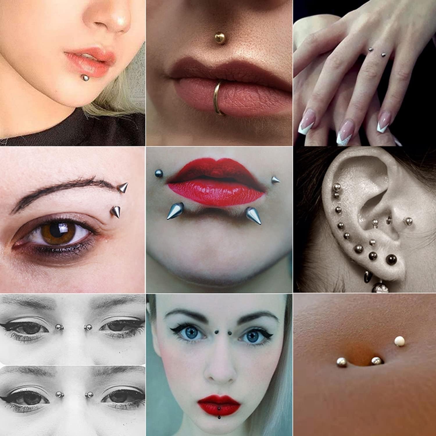 Drperfect Fake Eyebrow Ring Fa - đánh giá và giá Body Jewelry Replacement Ball
