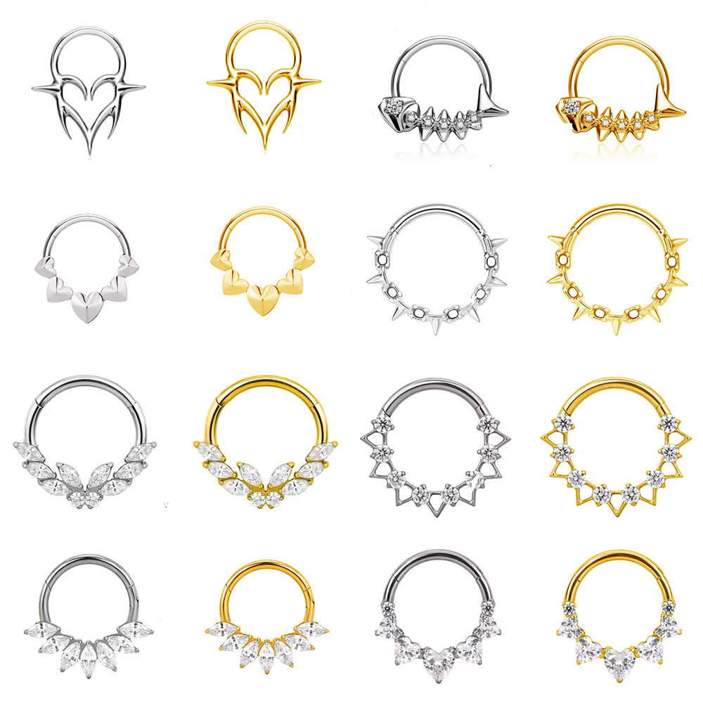 1PCS G23 Titanium Conch Hoop R - đánh giá và giá Rook Curved Barbell
