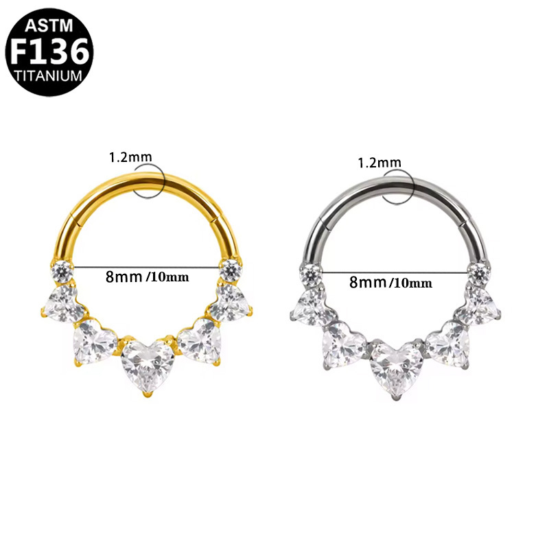 1PCS G23 Titanium Conch Hoop R - đánh giá và giá Rook Curved Barbell