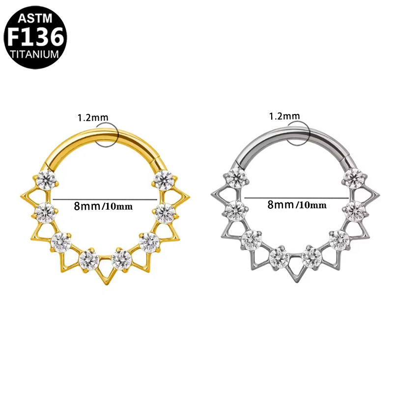 1PCS G23 Titanium Conch Hoop R - đánh giá và giá Rook Curved Barbell