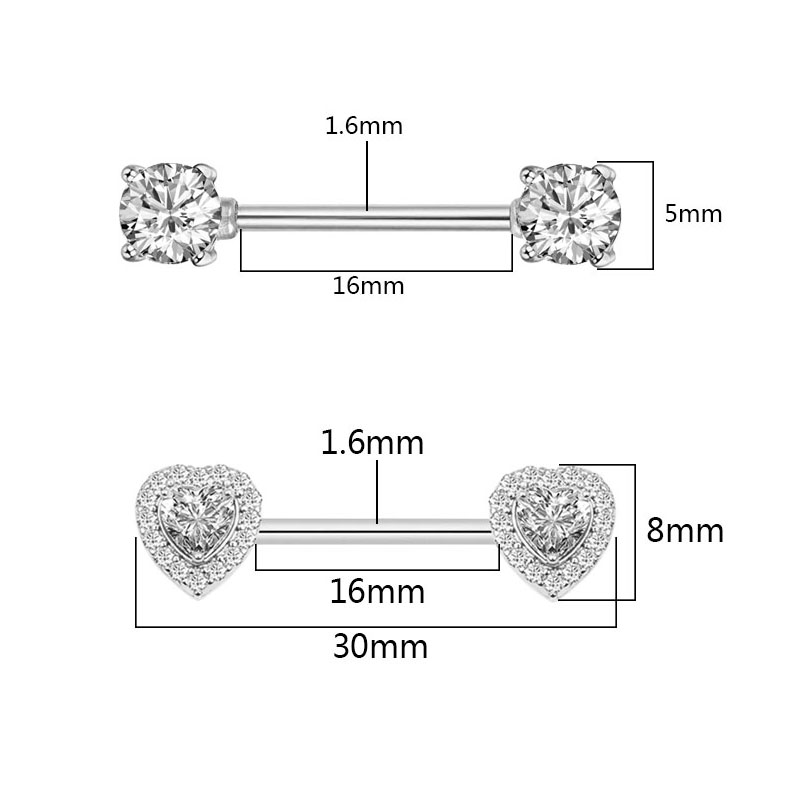 2 Chiếc Thời Trang Cao Cấp Đín - đánh giá và giá Body Jewelry Quality